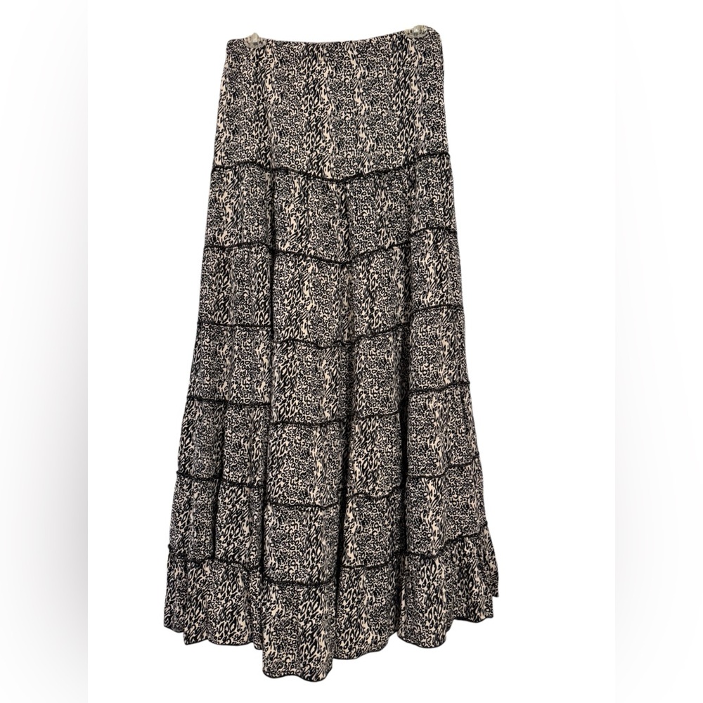 Animal Print Maxi Skirt